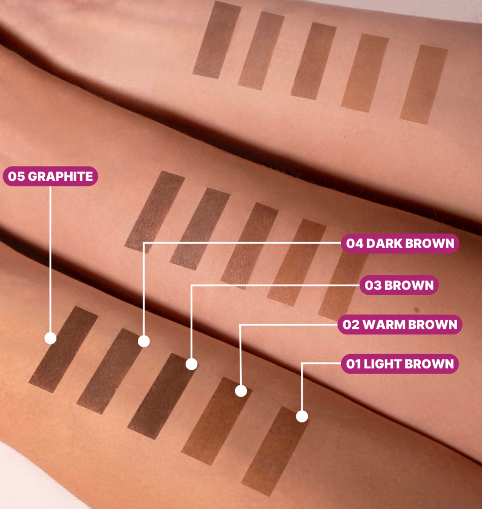 ZOLA Eyebrow Tint With Collagen 02 Warm Brown (15ml) - All Pro Beauty