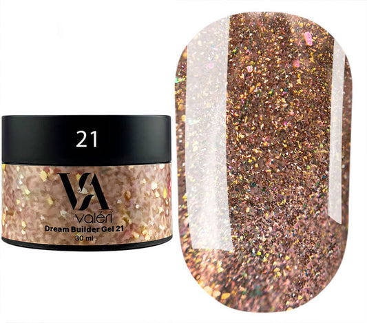 Builder Gel DREAM COLLECTION Valeri №21 30ml