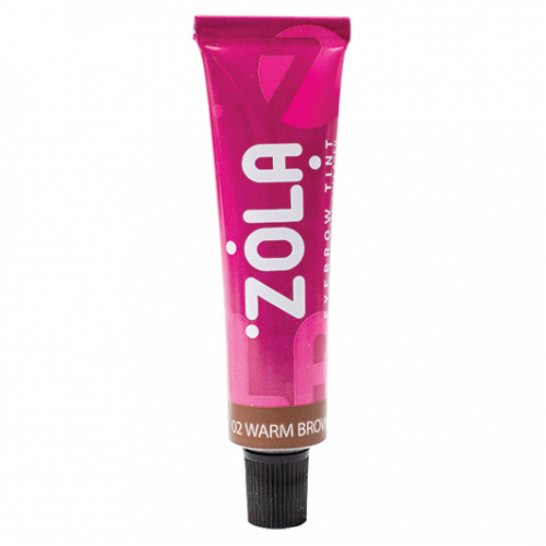 ZOLA Eyebrow Tint With Collagen 02 Warm Brown (15ml) - All Pro Beauty