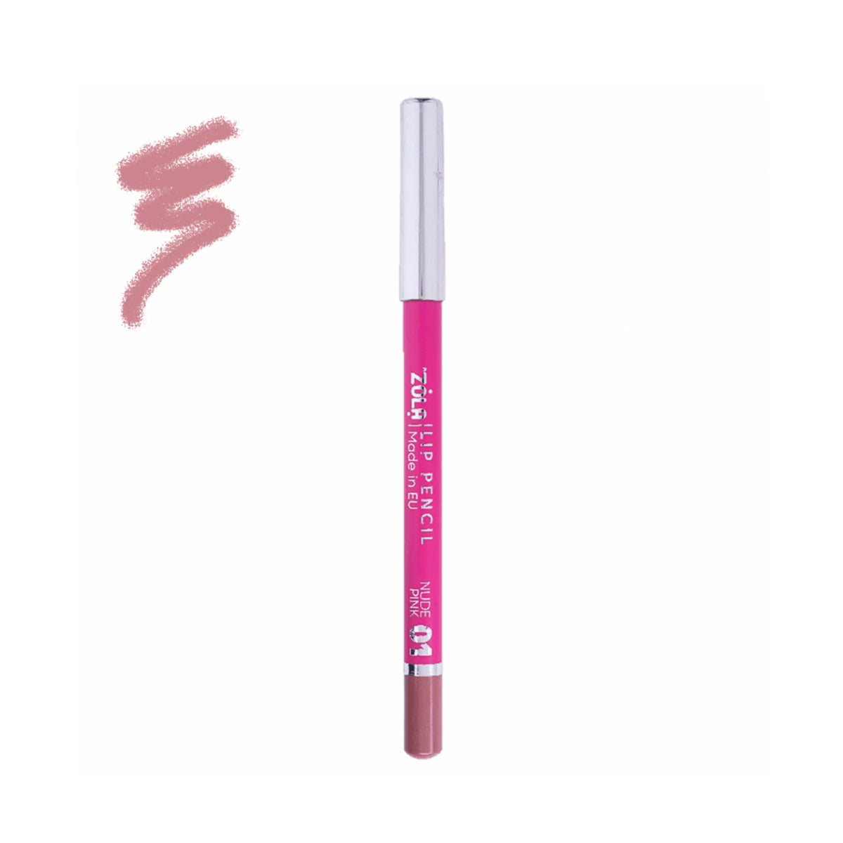 ZOLA Lip Pencil 01 Nude Pink - All Pro Beauty