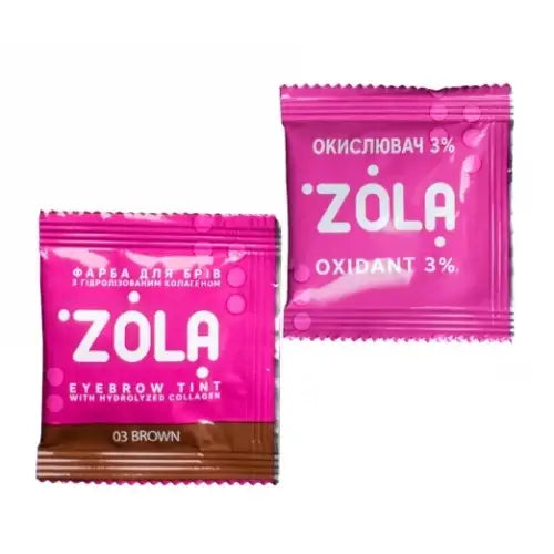 ZOLA EYEBROW TINT WITH COLLAGEN No3 (5ml) - All Pro Beauty