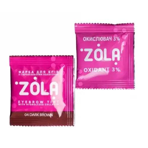 ZOLA EYEBROW TINT WITH COLLAGEN No4 (5ml) - All Pro Beauty