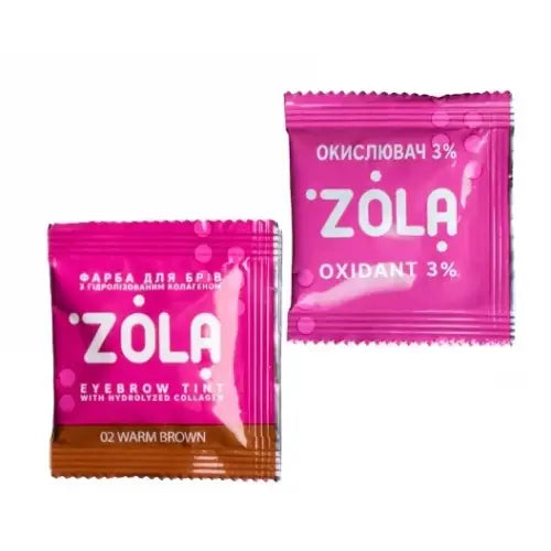 ZOLA EYEBROW TINT WITH COLLAGEN No2 (5ml) - All Pro Beauty